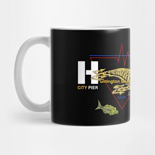 Huntington Beach City Pier, California Mug